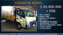 CAMION HINO MINERO XZU 