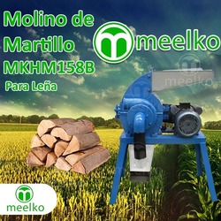 Molino de martillos Meelko 1,5 KW monofásico
