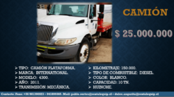 CAMION PLATAFORMA INTERNATIONAL 