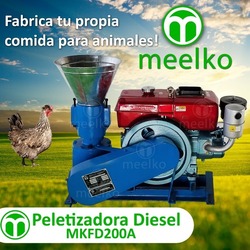 Peletizadora Meelko 200 mm 15 hp DIESEL