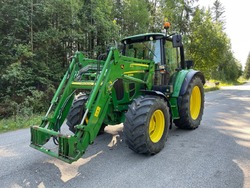 Tractor John Deere 6430 con cargadora 